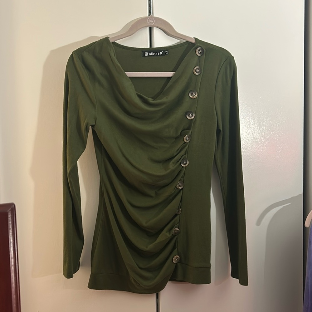 Allegra K patent sweater with a little bit of stretch